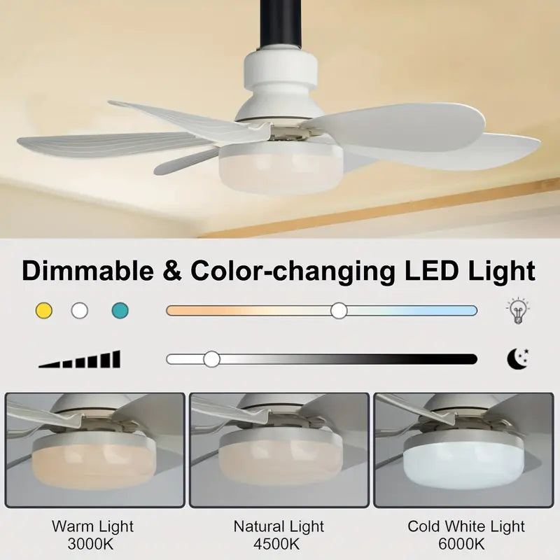 Lampada com Ventilador de Teto