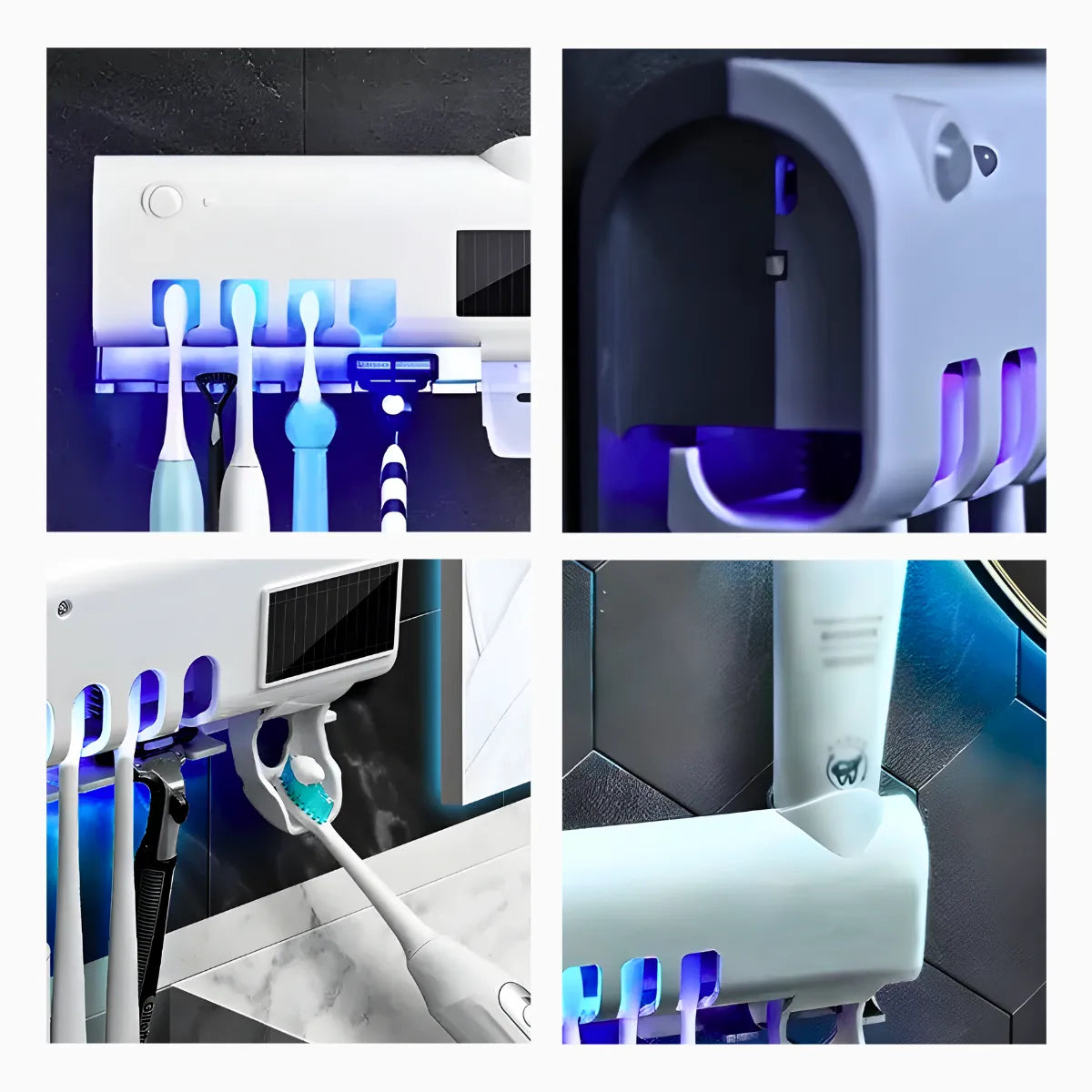 Suporte de Escova de dente com esterilizador