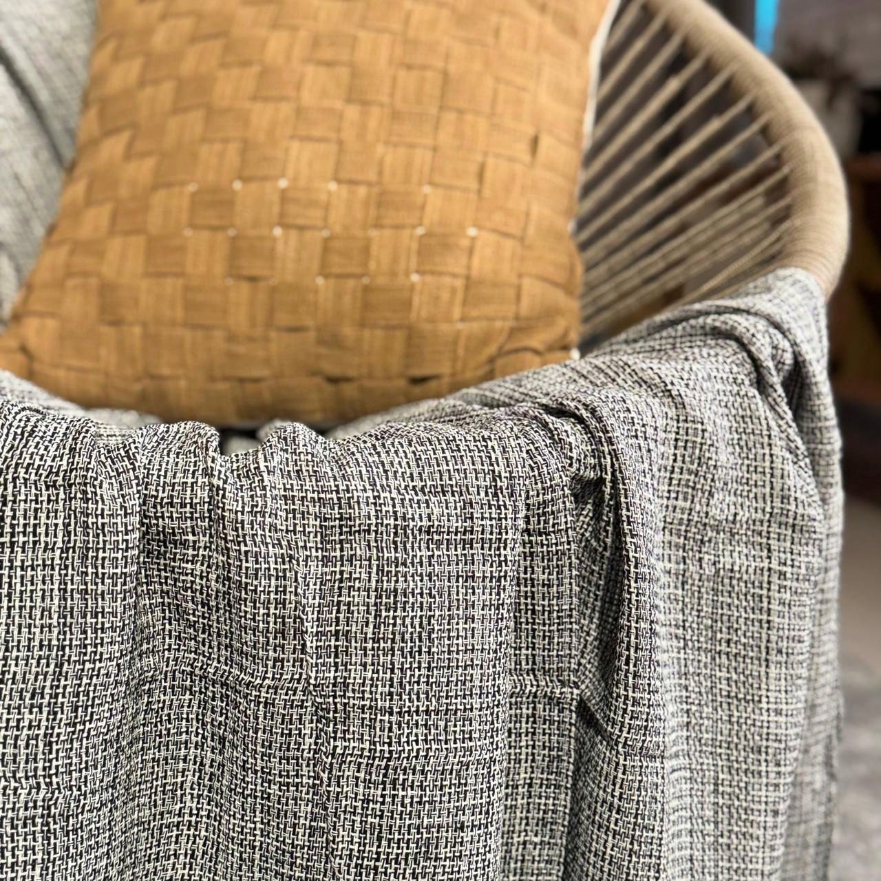 Manta Para Sofá king Decoração Boho