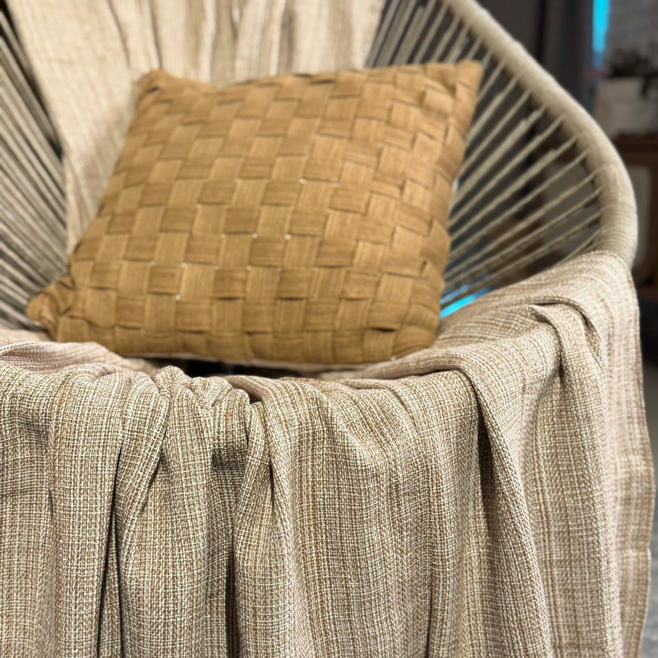 Manta Para Sofá king Decoração Boho