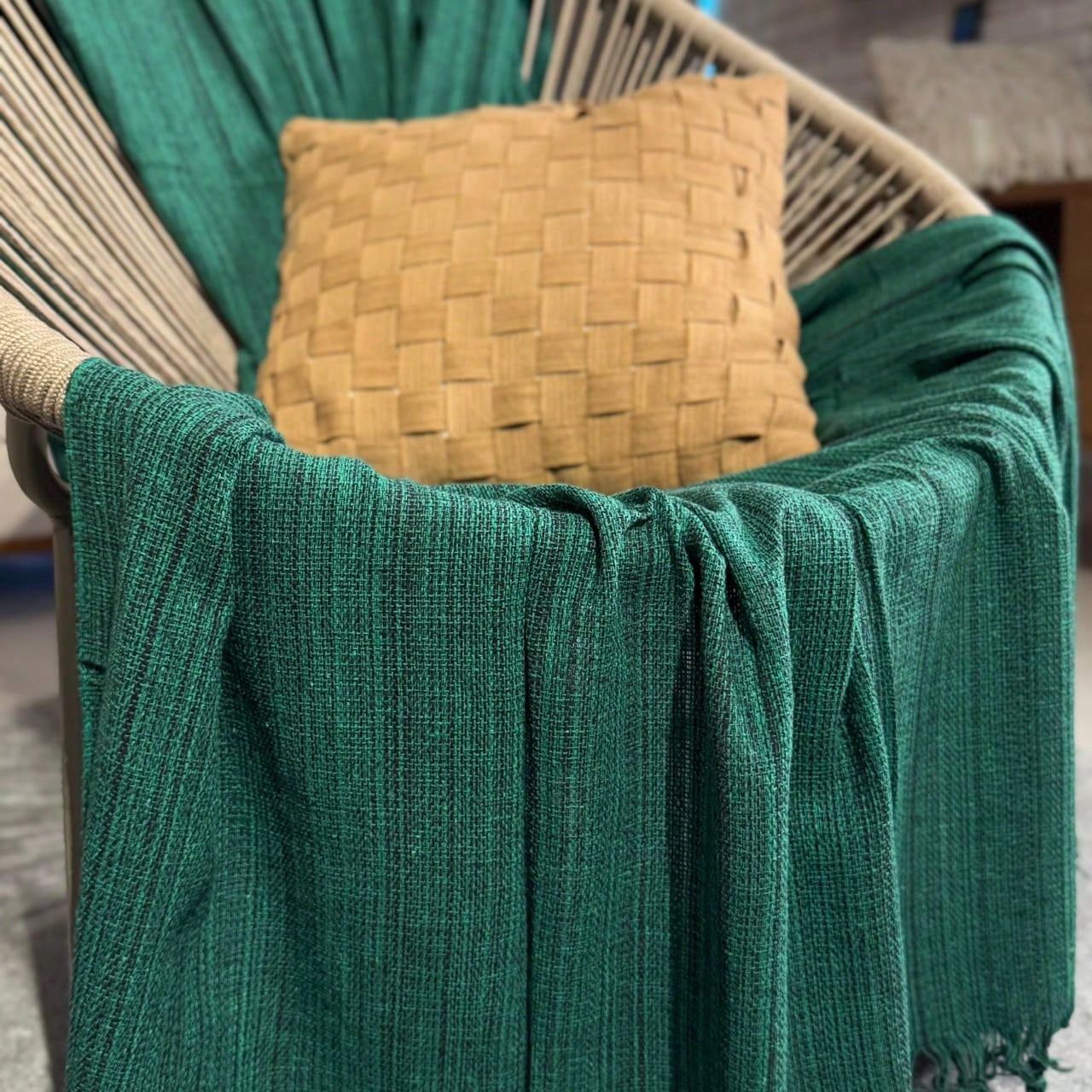 Manta Para Sofá king Decoração Boho