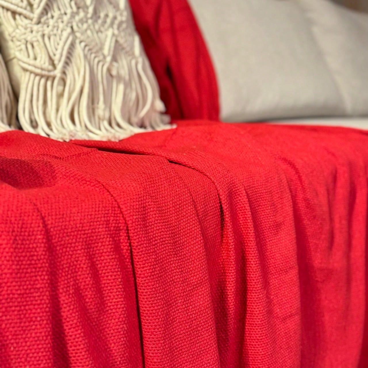 Manta Para Sofá king Decoração Boho