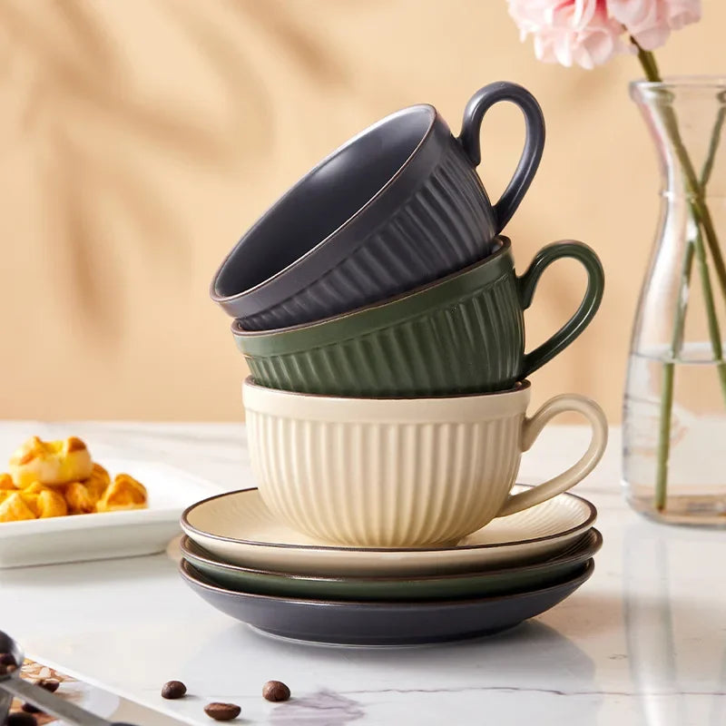 CANECA DE CAFÉ  LUXO ESTILO RETRÕ