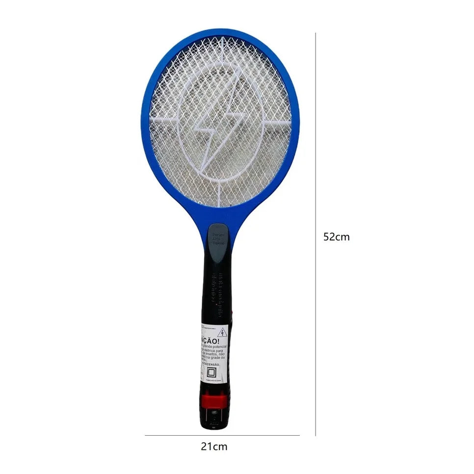 Raquete Elétrica Bivolt 110v~220v Mata Mosquito Recarregável