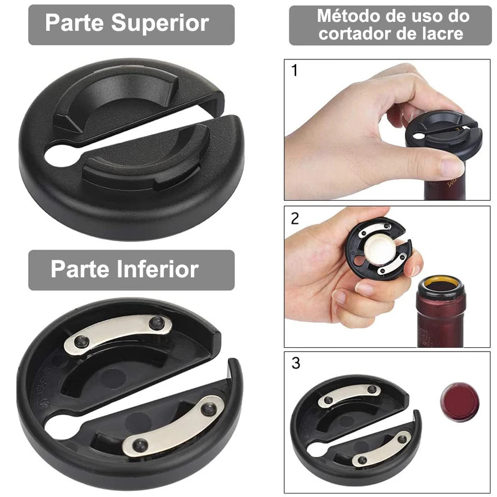 ABRIDOR DE VINHO SACA ROLHAS ELÉTRICO