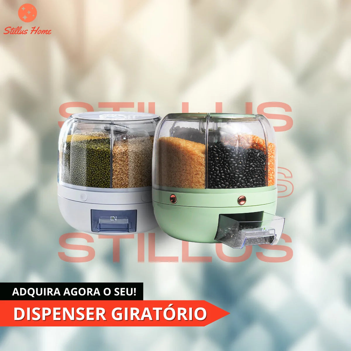 DISPENSER GIRATÓRIO DE ALIMENTOS