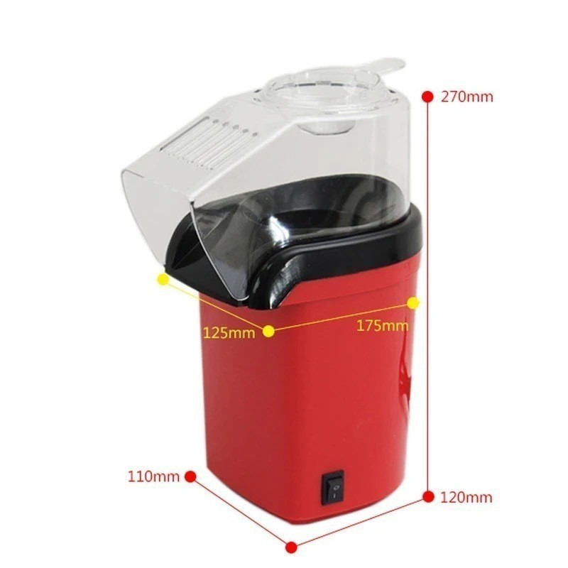 Pipoqueira Elétrica Ar Quente Máquina Fazer Pipoca Sem Óleo Minijoy - v