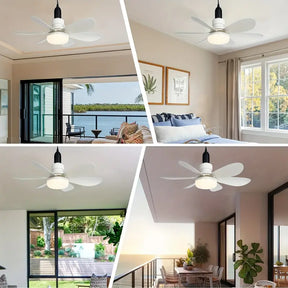 Lampada com Ventilador de Teto
