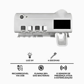 Suporte de Escova de dente com esterilizador
