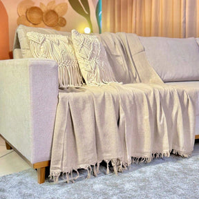 Manta Para Sofá king Decoração Boho
