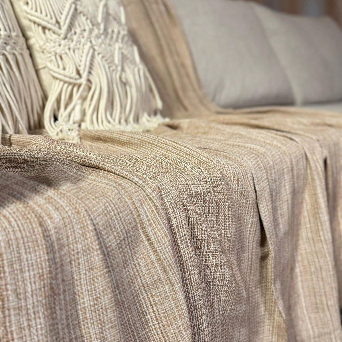 Manta Para Sofá king Decoração Boho