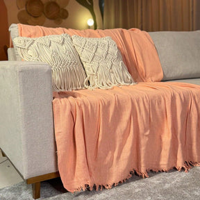 Manta Para Sofá king Decoração Boho