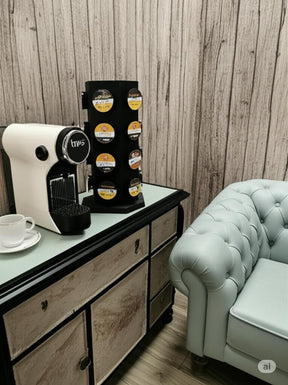 Torre Organizador Giratório p/30 Cápsulas Café Três 3 Corações
