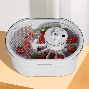 Máquina de Lavar Frutas e Verduras Automática Bivolt Higienizar Vegetais Legumes Frutos do Mar