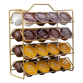 Suporte Porta Cápsulas Dolce Gusto 32 Cápsulas Café Aço