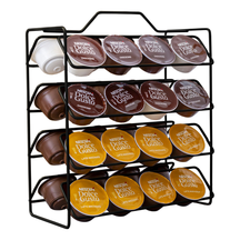 Suporte Porta Cápsulas Dolce Gusto 32 Cápsulas Café Aço