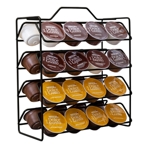 Suporte Porta Cápsulas Dolce Gusto 32 Cápsulas Café Aço